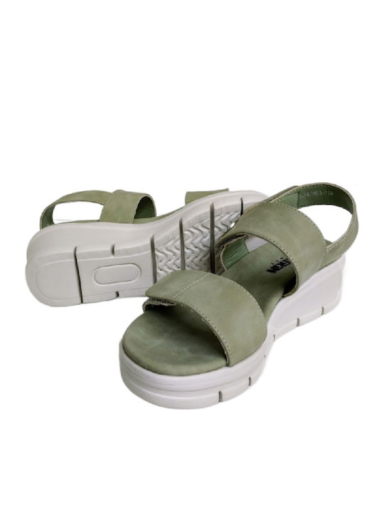 Anatomische Damenplattformen Khaki