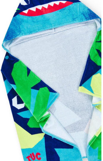 Tuc Tuc Shark Poncho Bathrobe 11389824 Blue