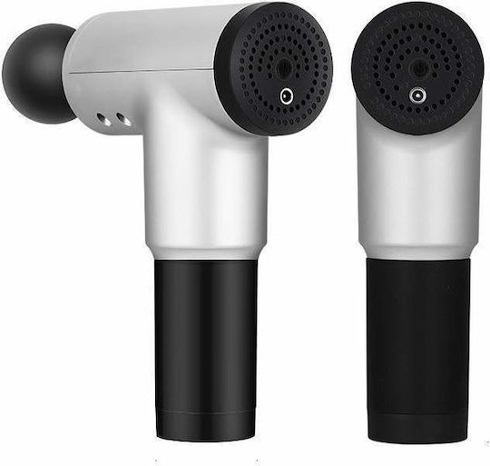 Waffe Massage für den Körper mit Vibration und Heizfunktion Gray