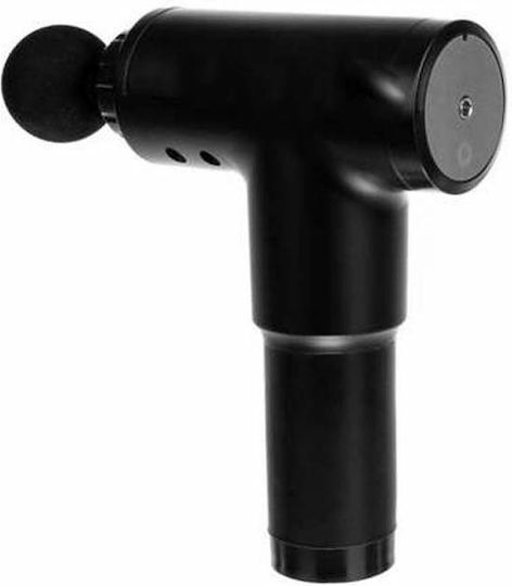 Waffe Massage für den Körper mit Vibration und Heizfunktion Schwarz