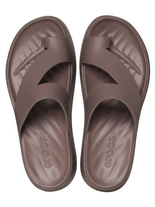 Getaway Women's Platform Flip Flops Brown