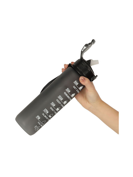 Παγούρι Πλαστικό 1000ml Γκρι