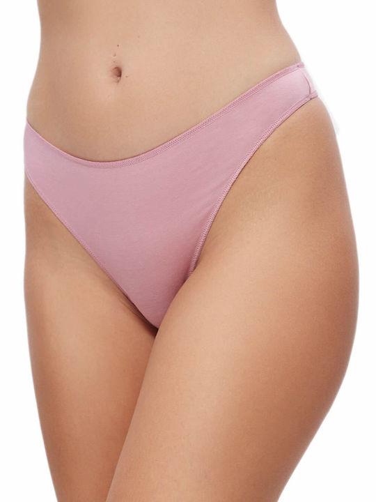 Modal Fimelle Women's String 2Pack Seamless Geo-rose