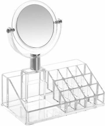 Organizator Cosmetice Cu Sertare și Separatoare Alb 2 Bucăți