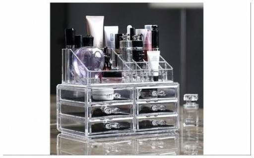 Organizator Cosmetice Cu 6 Sertare Transparent