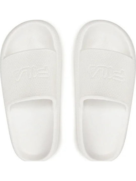 Men's White Slides