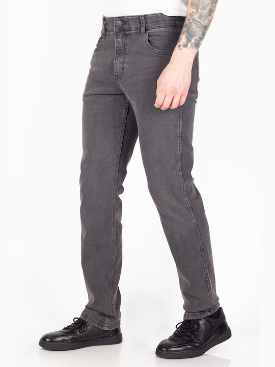 Greensboro Men's Jeans Pants with Regular Straight Fit Grey