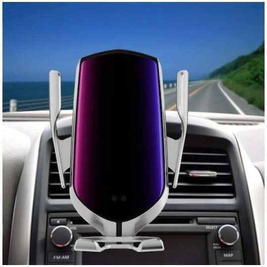 Suport Auto Pentru Telefon Mobil Cu Cârlige Reglabile Argintiu