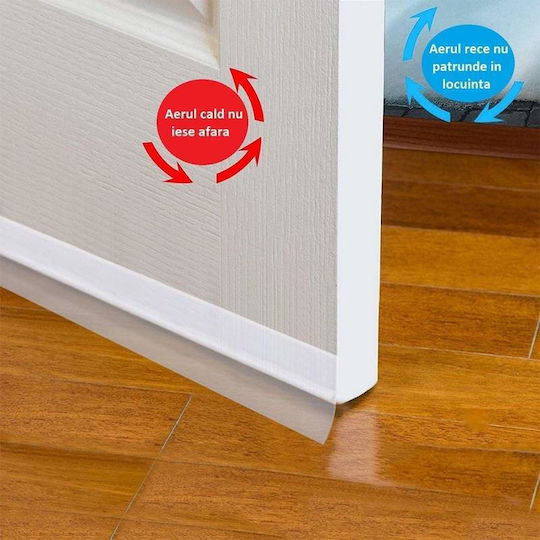 Set 2 benzi de etanșare din silicon Siks ușă fereastră cabină de duș transparent 25 mm x 1,8 m + 45 mm x 1,8 m