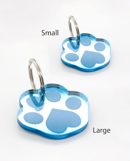 Dog Accessory Blue Paw