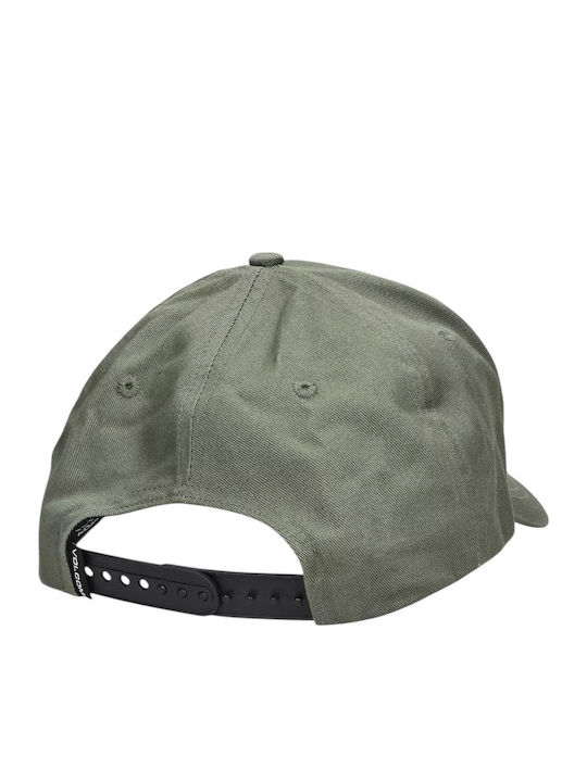 Volcom M Embossed Stone Adj Cap D5532412-lto Khaki