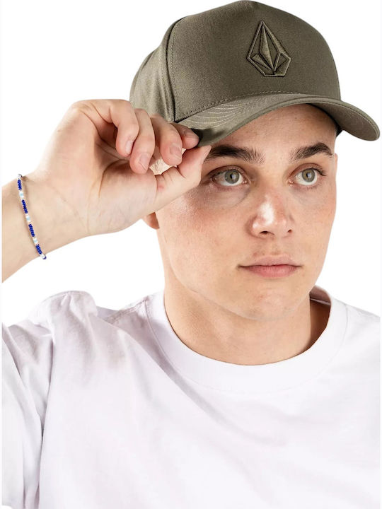 Volcom M Geprägte Stone Verstellbare Kappe D5532412-lto Khaki