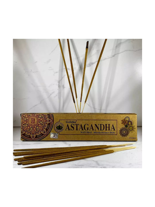 Aρωματικά Στικ Organic Astagandha Goloka Incense Sticks 15g