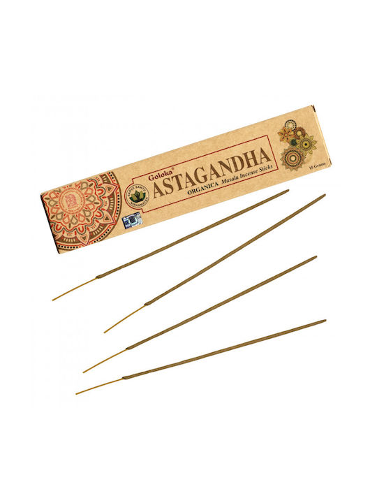 Aρωματικά Στικ Organic Astagandha Goloka Incense Sticks 15g