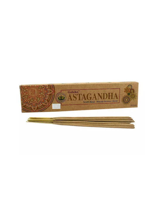 Aρωματικά Στικ Organic Astagandha Goloka Incense Sticks 15g