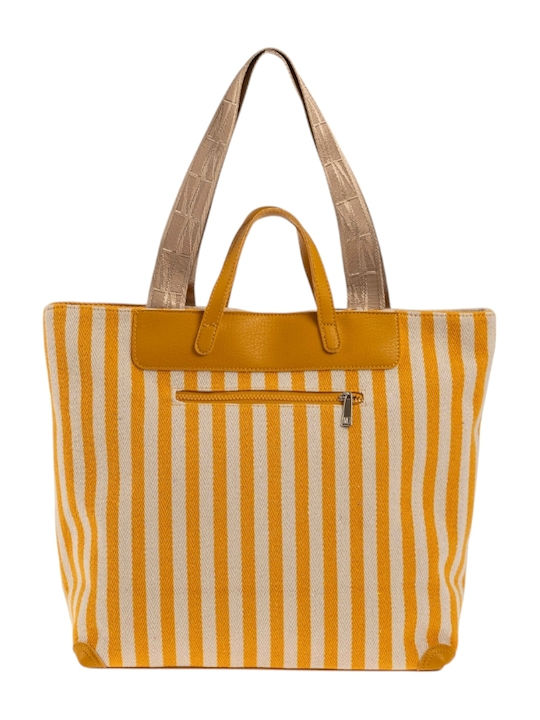 Modissimo Fabric Beach Bag Yellow