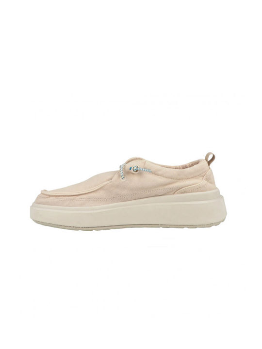 Damen Mokassins in Beige Farbe
