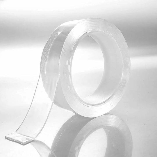 Siks Double-sided Adhesive Tape Insulating Waterproof Reusable Nano Technology 10 Meters Transparent
