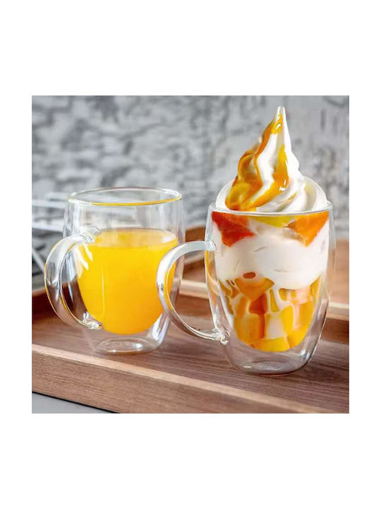 Becher Glas Transparent 350ml 4Stück