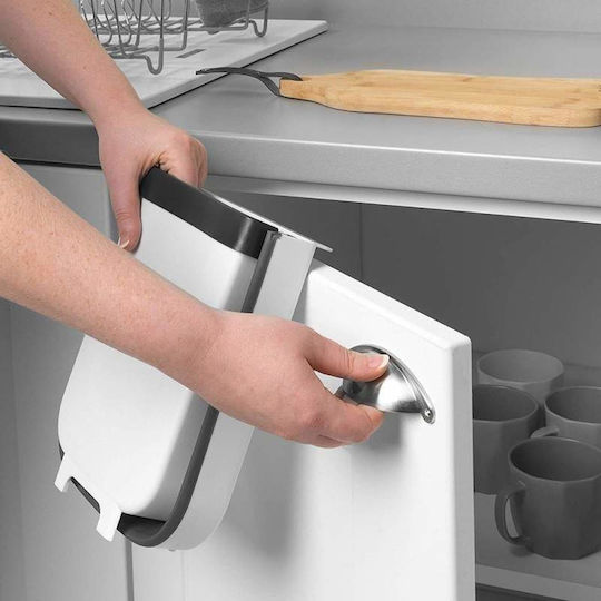 SIKS Mülleimer für Schrank Kunststoff Weiß 8lt