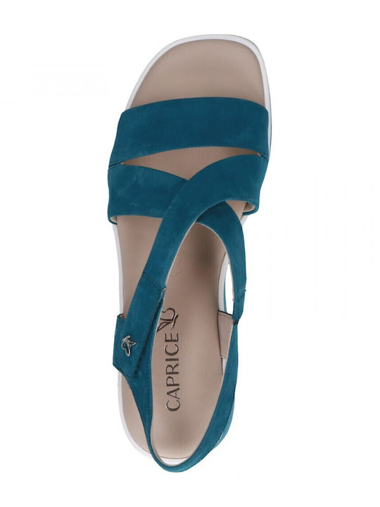 Anatomic Women's Leather Platform Shoes Blue