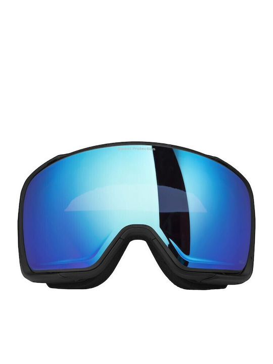 Sweet Protection Μάσκα Σκι & Snowboard Ενηλίκων Μαύρη με Φακό σε Μαύρο Χρώμα