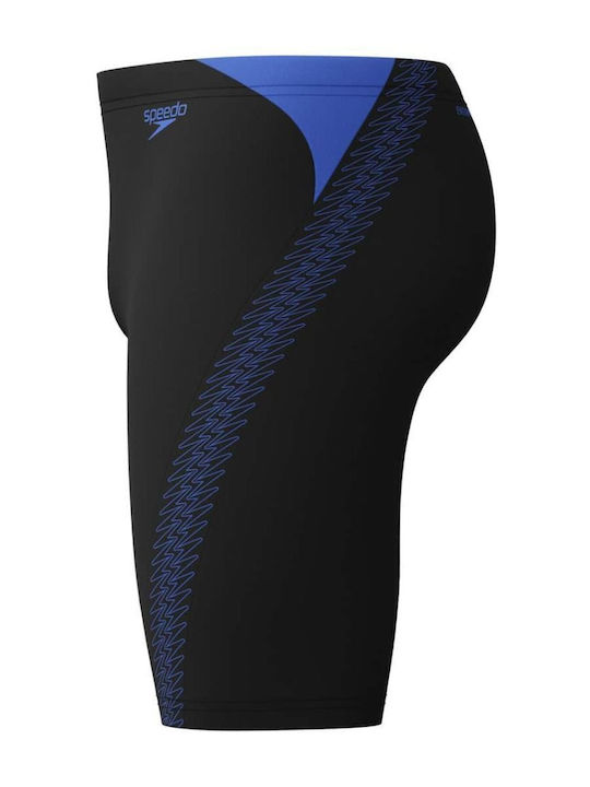 Speedo Hyperboom Splice 00303815334 Renn-Jammer Badeanzug Schwimmen Schwarz