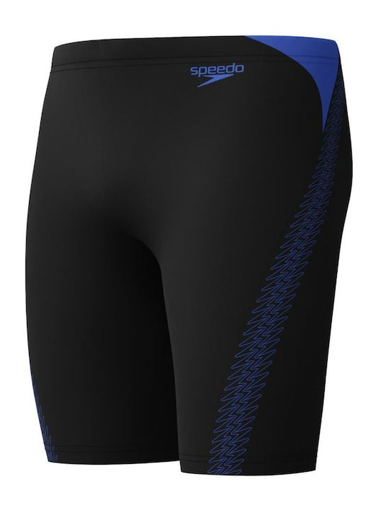 Speedo Hyperboom Splice 00303815334 Renn-Jammer Badeanzug Schwimmen Schwarz