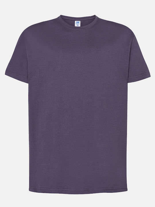 JHK Ανδρικό Διαφημιστικό T-shirt Κοντομάνικο Ανθρακί