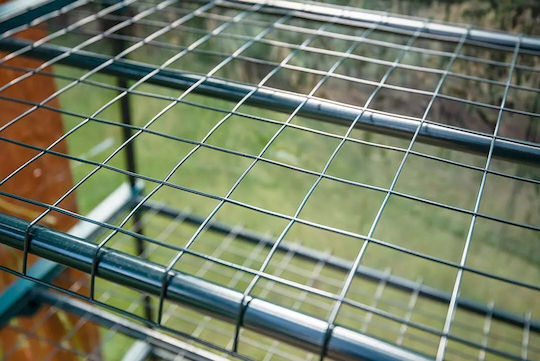 Neo Tools 15-901 Greenhouse House Type with Metal Frame and Shelves 0.69x0.49x1.6m