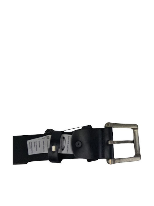 Klassischer Herrenledergürtel Dac Shop Glänzend Schwarz