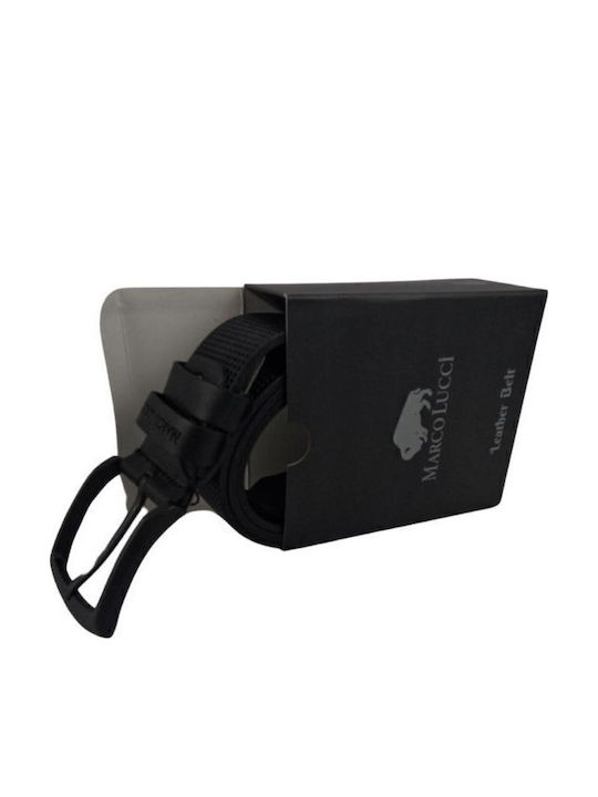 Curea Clasică din Piele pentru Bărbați Dac Shop Mahogany Negru 130 Cm