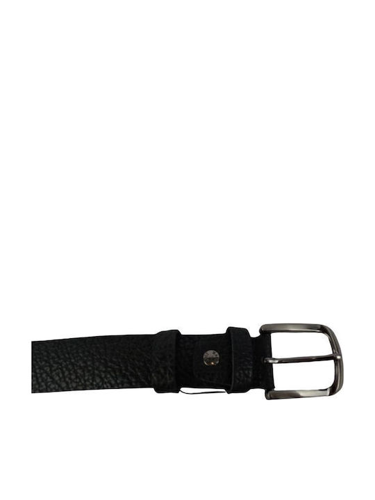 Classic Men's Leather Belt Dac Shop Anthracite Black