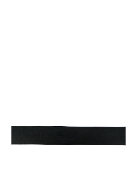 Classic Men's Leather Belt Dac Shop Deep Black