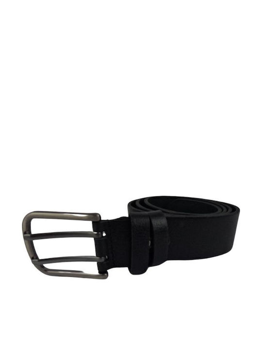 Classic Men's Leather Belt Dac Shop Deep Black
