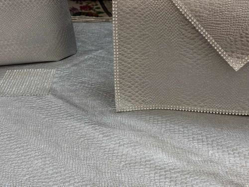 Linea Home Карирана Подредба 5 Бройки Viper Сива 120x120см