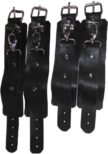 Skaz BDSM Kit in Black Color 4pcs