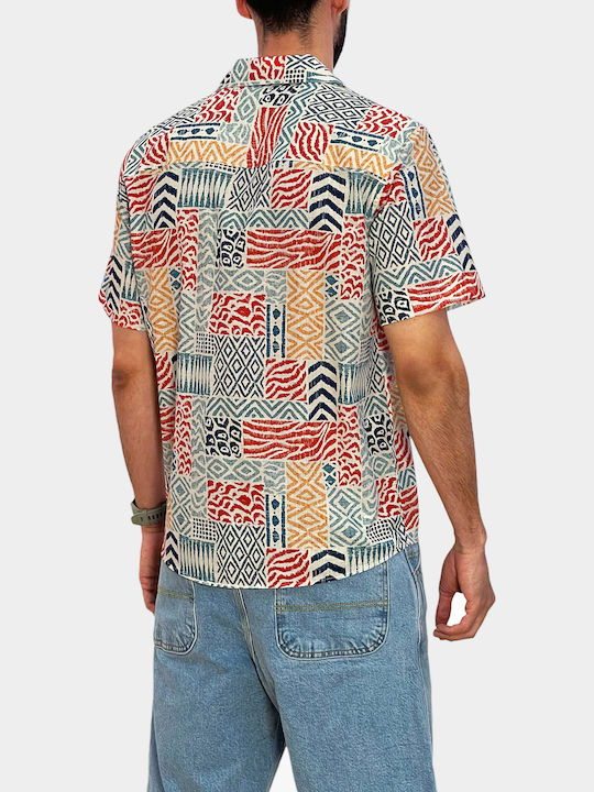 Short-sleeved Cotton Shirt MULTICOLOR