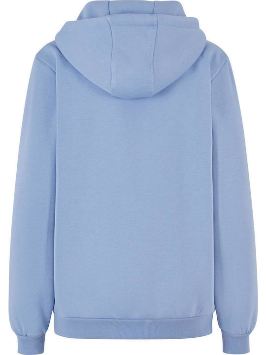 Women's Sweatshirt Hooded Powder Blue