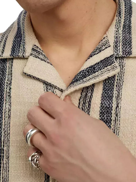 Short-sleeved Cotton Shirt Tofu