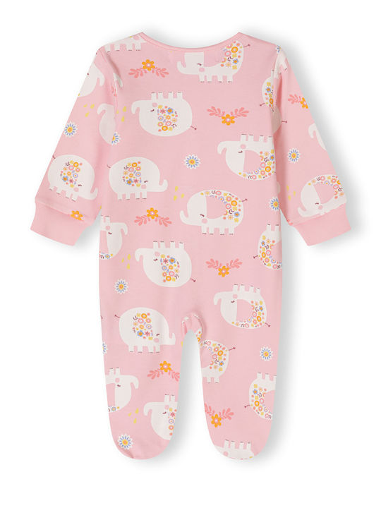 Minoti Babystrampler Langärmliges Rosa