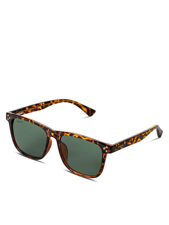 Smooder Unisex Sonnenbrille mit Braun Schildkröte Kunststoff Gestell AMS07