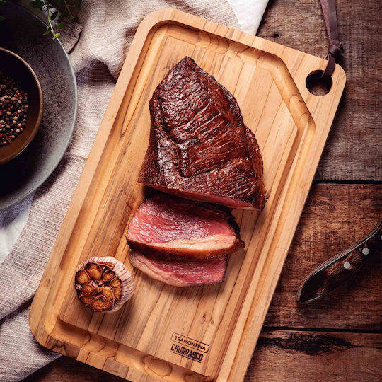 Teak Wood Cutting Board 40x24x1.8 Cm Churrasco Tramontina 13332352 Made In Brazil Teak Wood Cutting Board 40x24x1.8 Cm Churrasco Tramontina 13332352 Made In Brazil