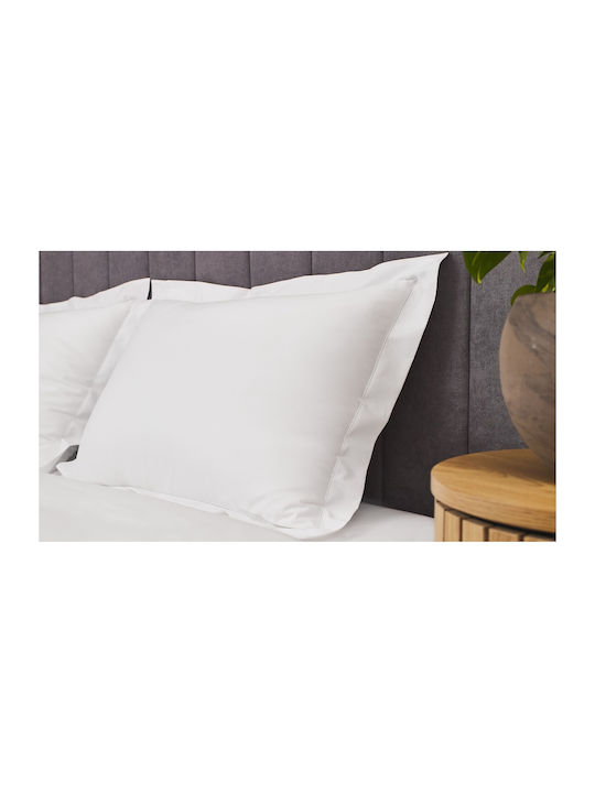 Valeria Home Set Husă de Pilotă Super Dublă cu 2 Fețe de Pernă 240x220 Alb