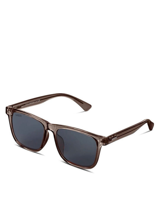 Smooder Unisex Sonnenbrille mit Gray Kunststoff Gestell und Gray Linse AMS02