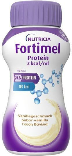 Nutricia Fortimel Protein 2kcal Special Food Supplement 4 x 200ml Vanilla