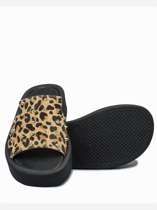 Γυναικεία Σανδάλια Flatforms Καφέ