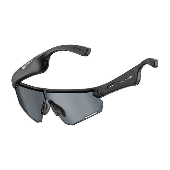Rockbros Cycling Glasses with Beige Frame & Dark / Polarized Lenses