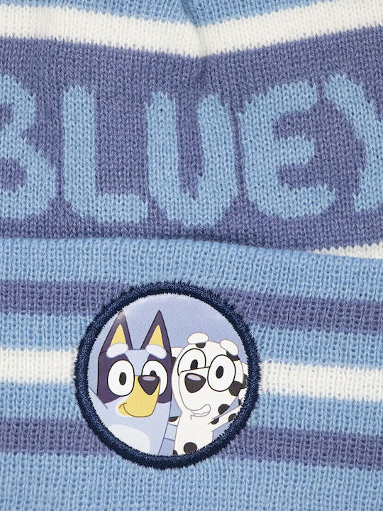 Kids Beanie Knitted Light Blue