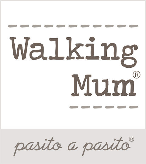 Walking Mum Walking Mum Shoulder Bag Changing Pad Botton Stripes Gray 44x29x12cm